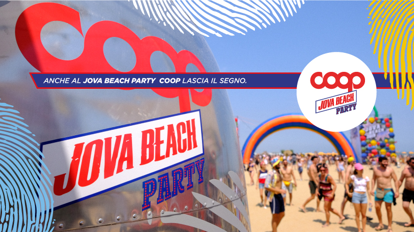 At Jova Beach with Coop Italy