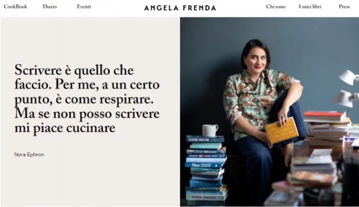 Angela Frenda, online il sito web curato da Elastica