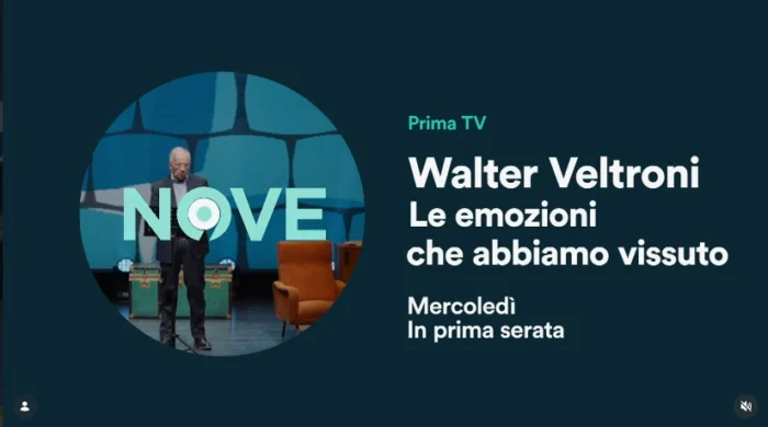 Con “Le emozioni che abbiamo vissuto” di Walter Veltroni su NOVE Elastica torna alle produzioni televisive
